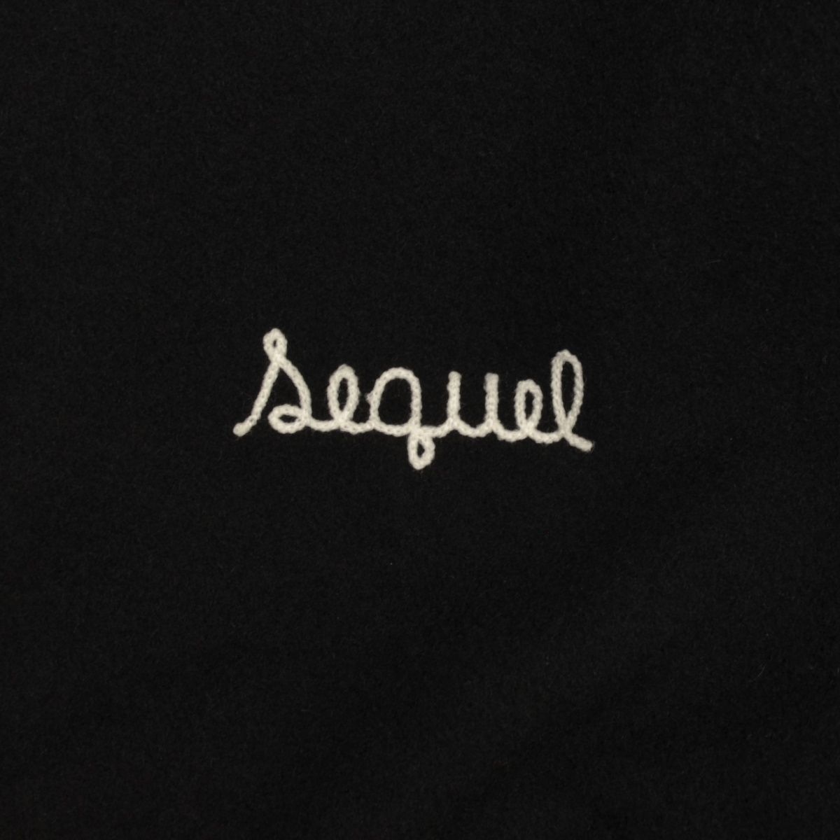 SEQUEL】SQ-21AW-JK-08 STADIUM JUMPER BLACKベースボールジャケット