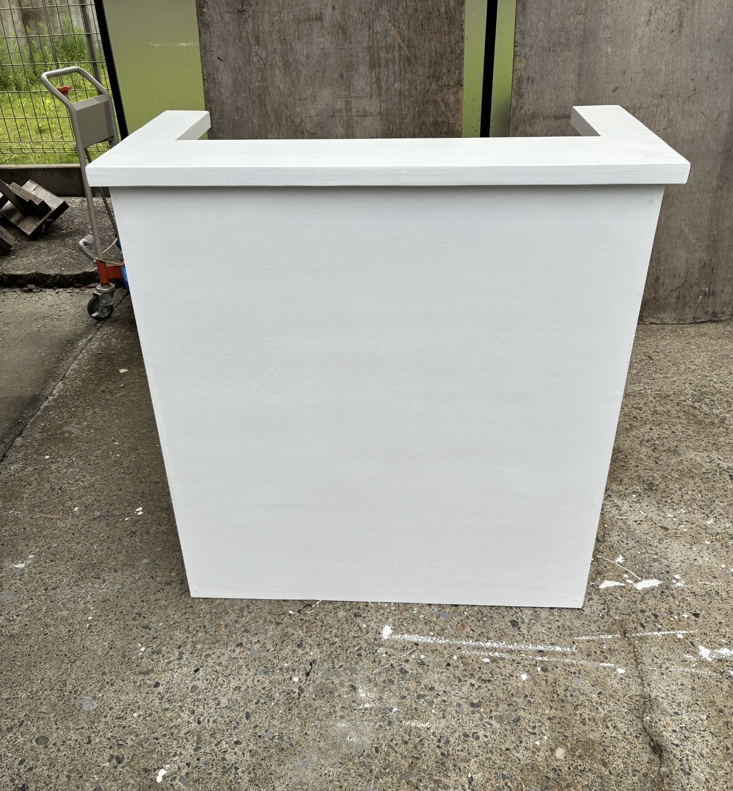 受注製作グレーストーン柄☆モルタル☆カウンターテーブル【800