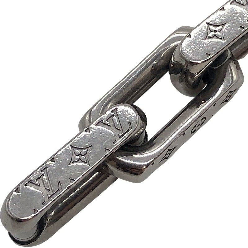 ルイ ヴィトン LOUIS VUITTON ブレスレット チェーン モノグラム L シルバー メタル SIROKUMA-CORPORATION_COM