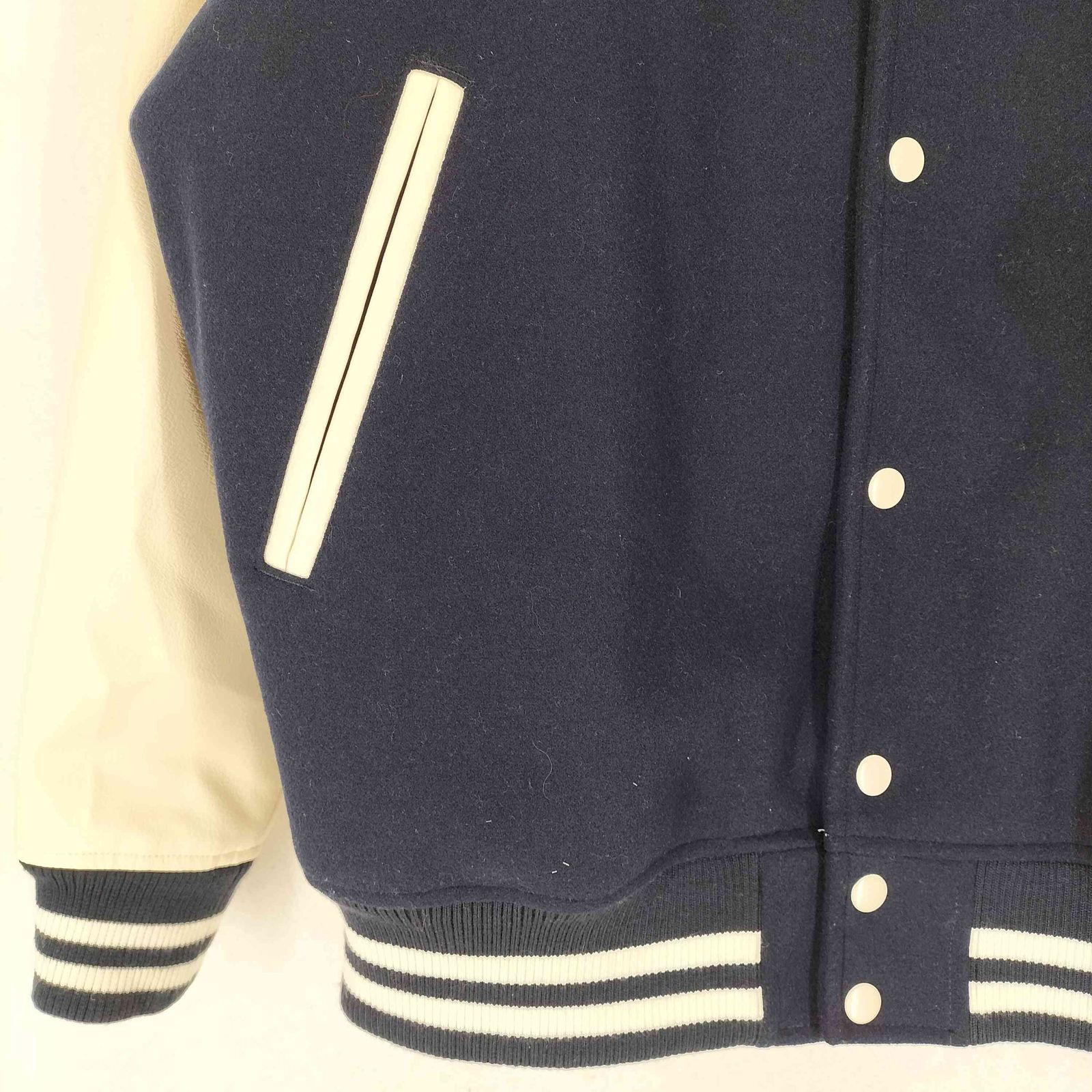 希少✨ レイダース インターブリード スタジャン レザー×メルトン