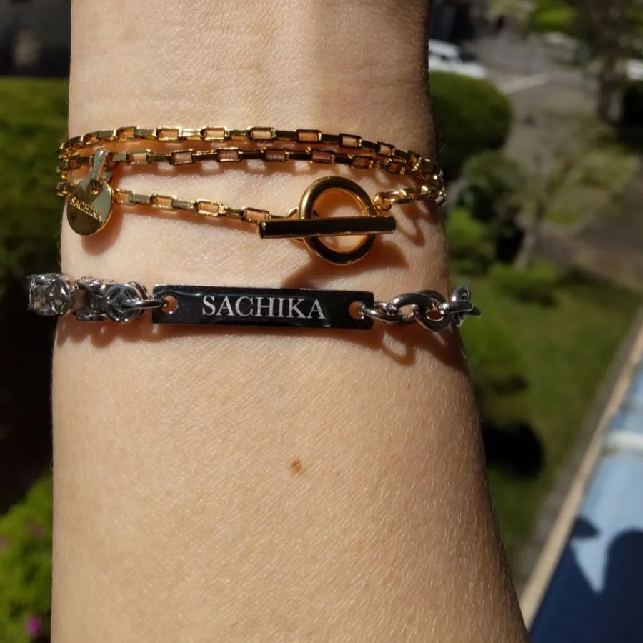 ステンレスブレスレット 希少チェーン 個性的ブレスレット 奇抜