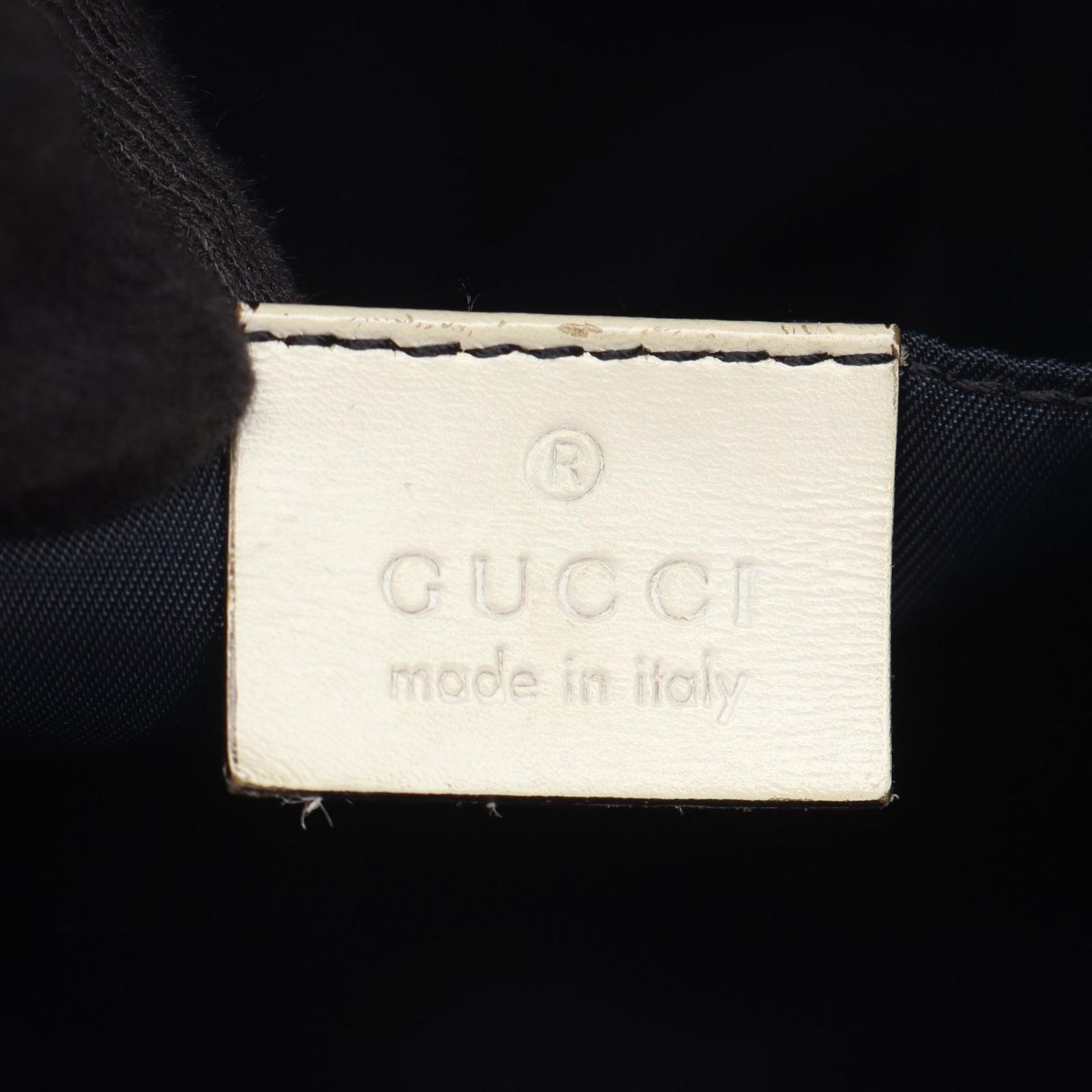 グッチ GUCCI ショルダーバッグ クレスト 211095 ネイビー ナイロン  