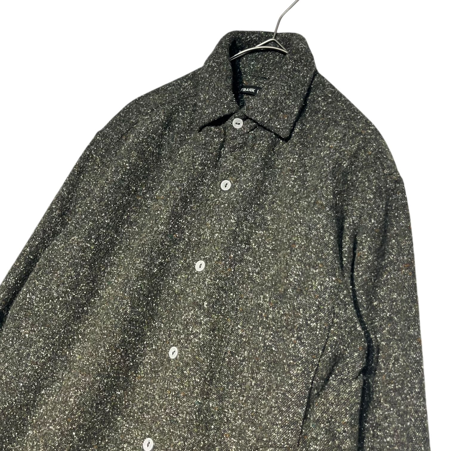 FRANK LEDER(フランクリーダー) mixed wool shirt ミックス