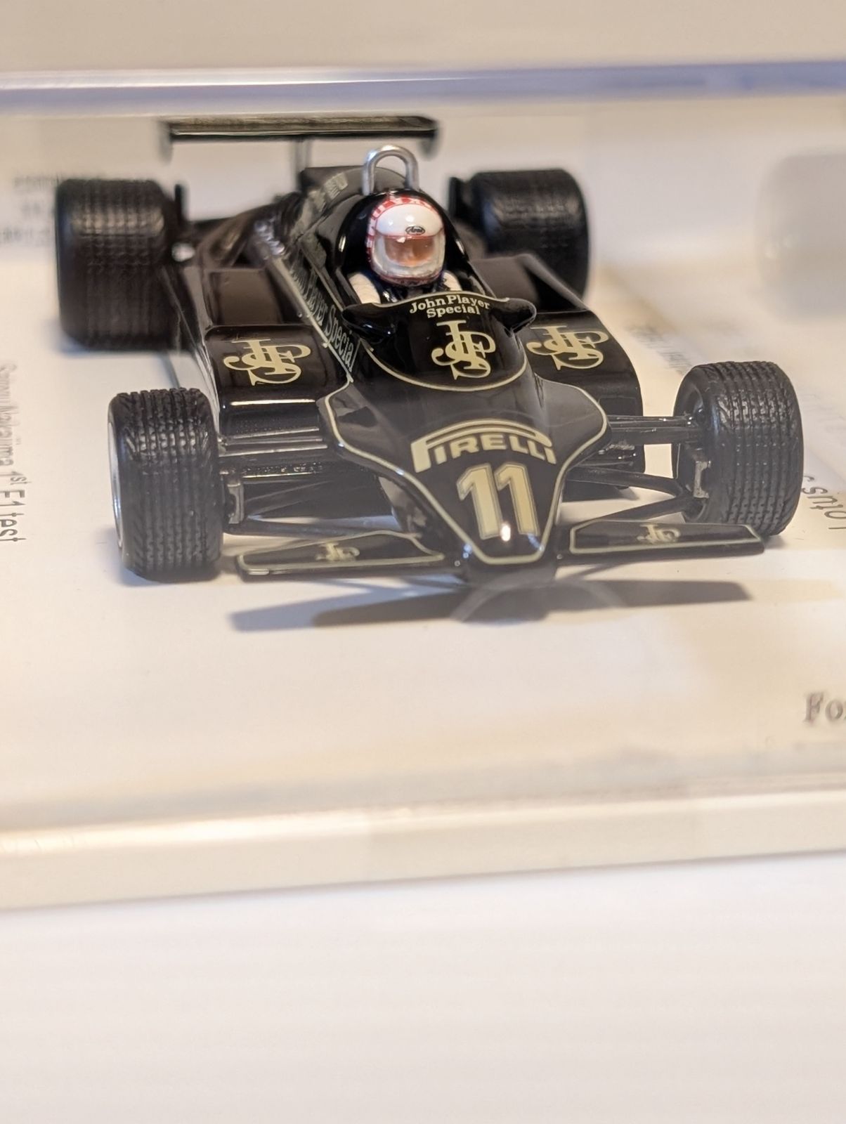 品 1 43 スパークロータス91 中嶋悟F1テスト モデルガレージロム特注品