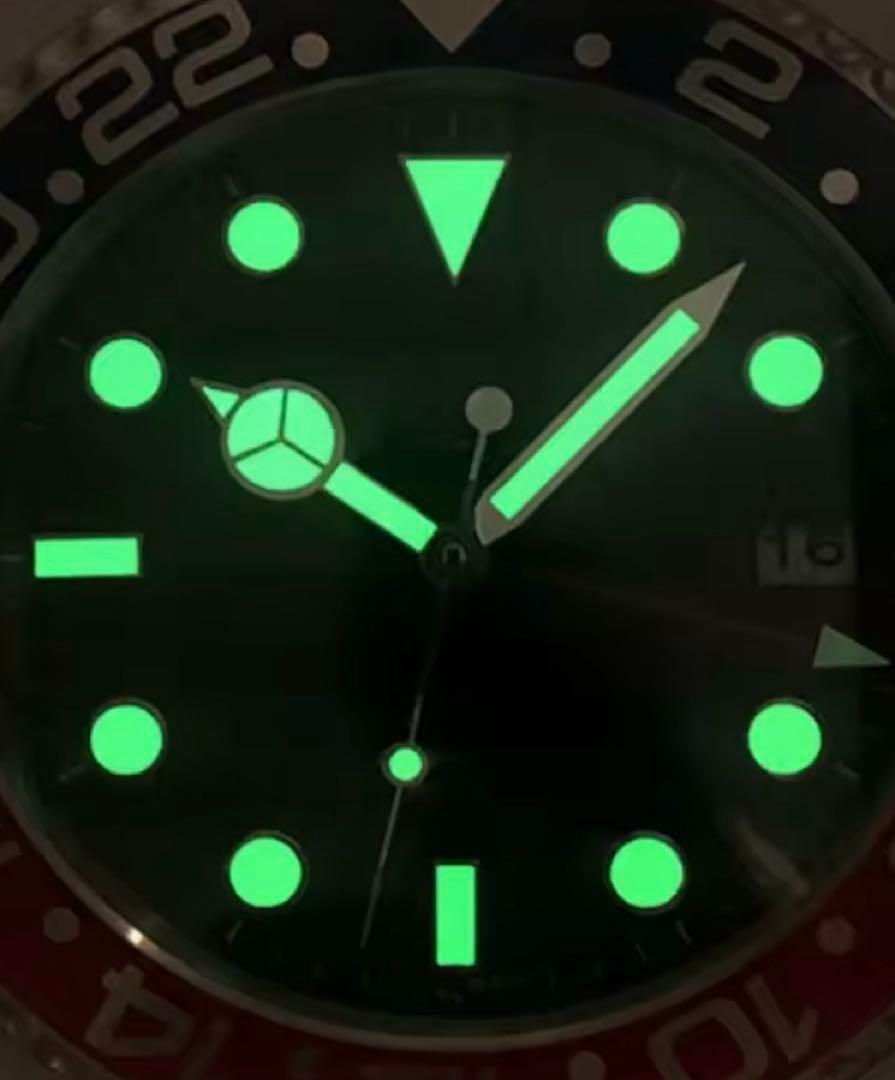 海外販促品 新品 ROLEX掛け時計 GMTマスターⅡ タイプ 海外販促品 新品 GMTマスターII ペプシ ロレックス 掛け時計