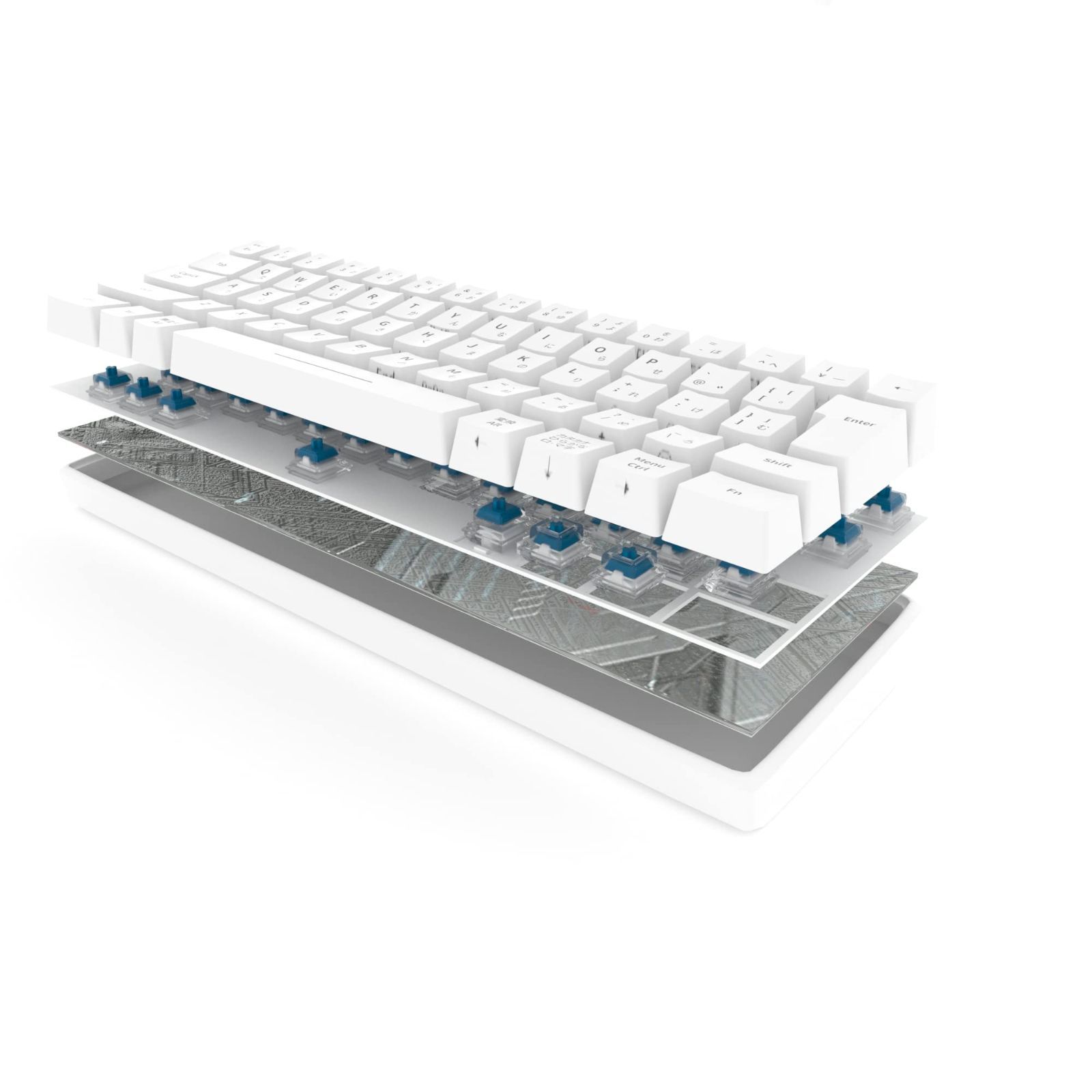 新品 63キー ゲーミングキーボード コンパクト Bluetooth 機械式