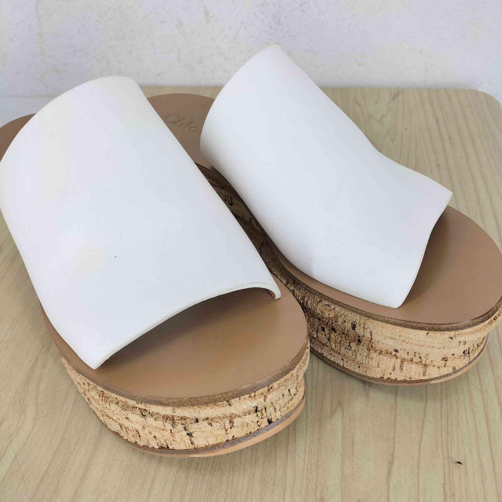 クロエ Chloe コルクソール サンダル レディース 36 - メルカリ