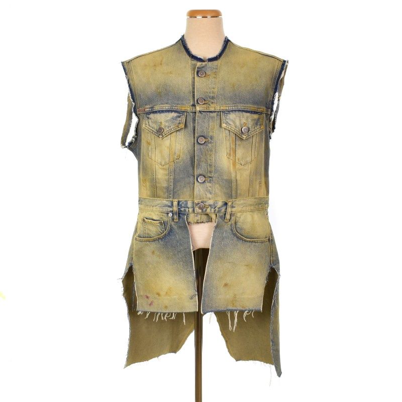 メゾンマルジェラ Maison Margiela デニム ベスト ノースリーブ 