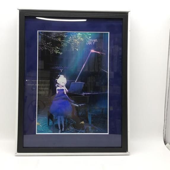 ブルーアーカイブ　空崎ヒナ　額装アート　額装イラスト「陽ひらく彼女たちの小夜曲」 中古】ブルーアーカイブ 空崎ヒナ 額装イラスト「陽ひらく彼女たちの