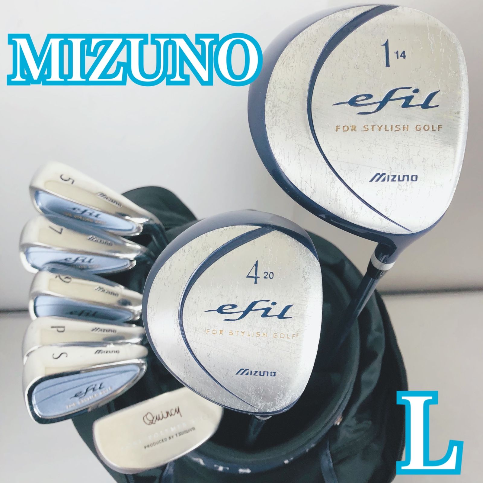 レディース MIZUNO ミズノefil エフィル ゴルフ クラブ セット