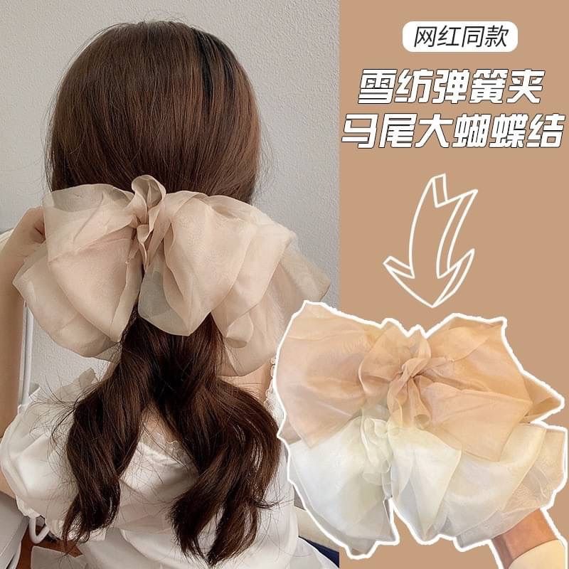 ビックリボンバレッタ - ヘアアクセサリー