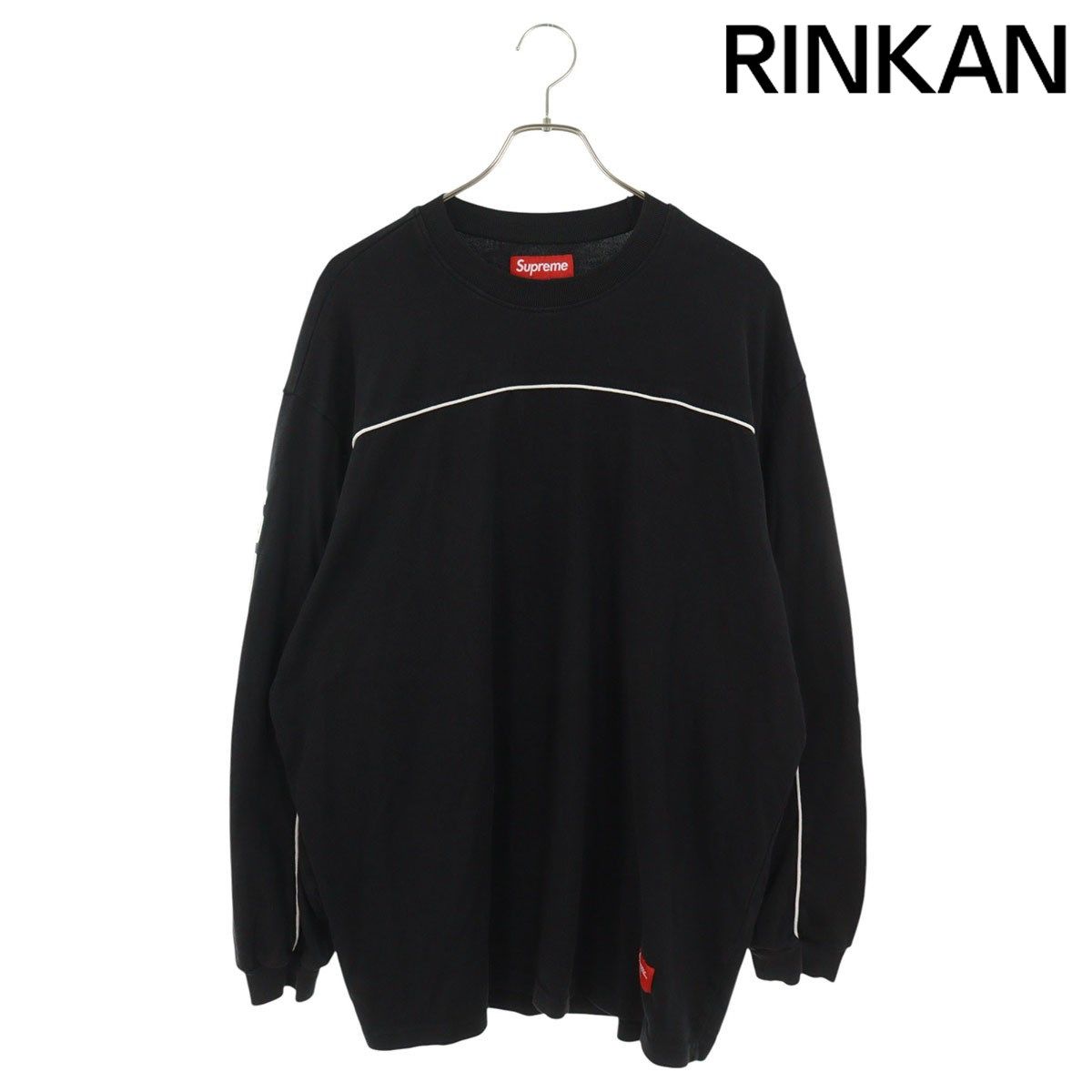 シュプリーム 25SS Paneled Piping L/S Top パネルドパイピング