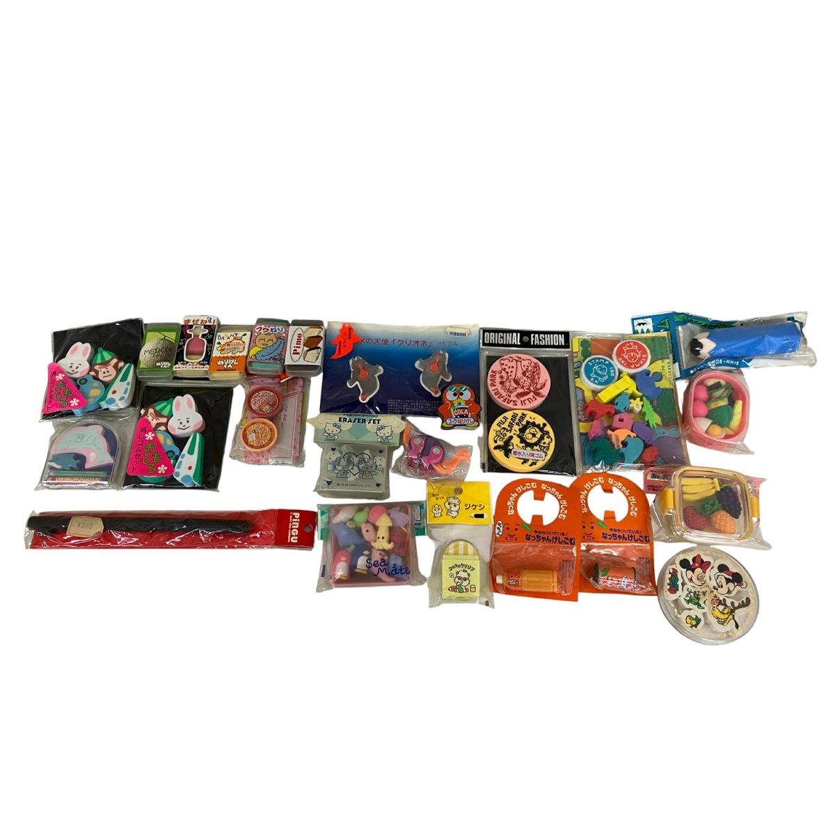 消しゴム おまとめ ディズニー ポケモン 食べ物 等 平成 昭和 レトロ ジャンク T10428010