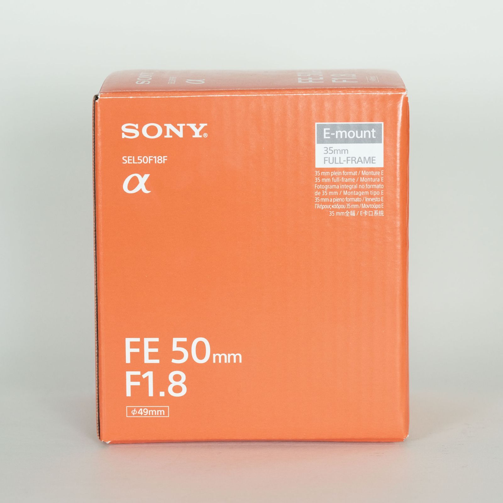 美品｜フィルター付] SONY FE 50mm F1.8 SEL50F18F / ソニーE