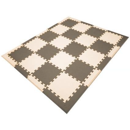 【新品・3営業日で発送】リトルプリンセス 抗菌加工 フロアーマット ツートンカラー スモール 135cm×165cm ベージュ＆ブラウン・F...