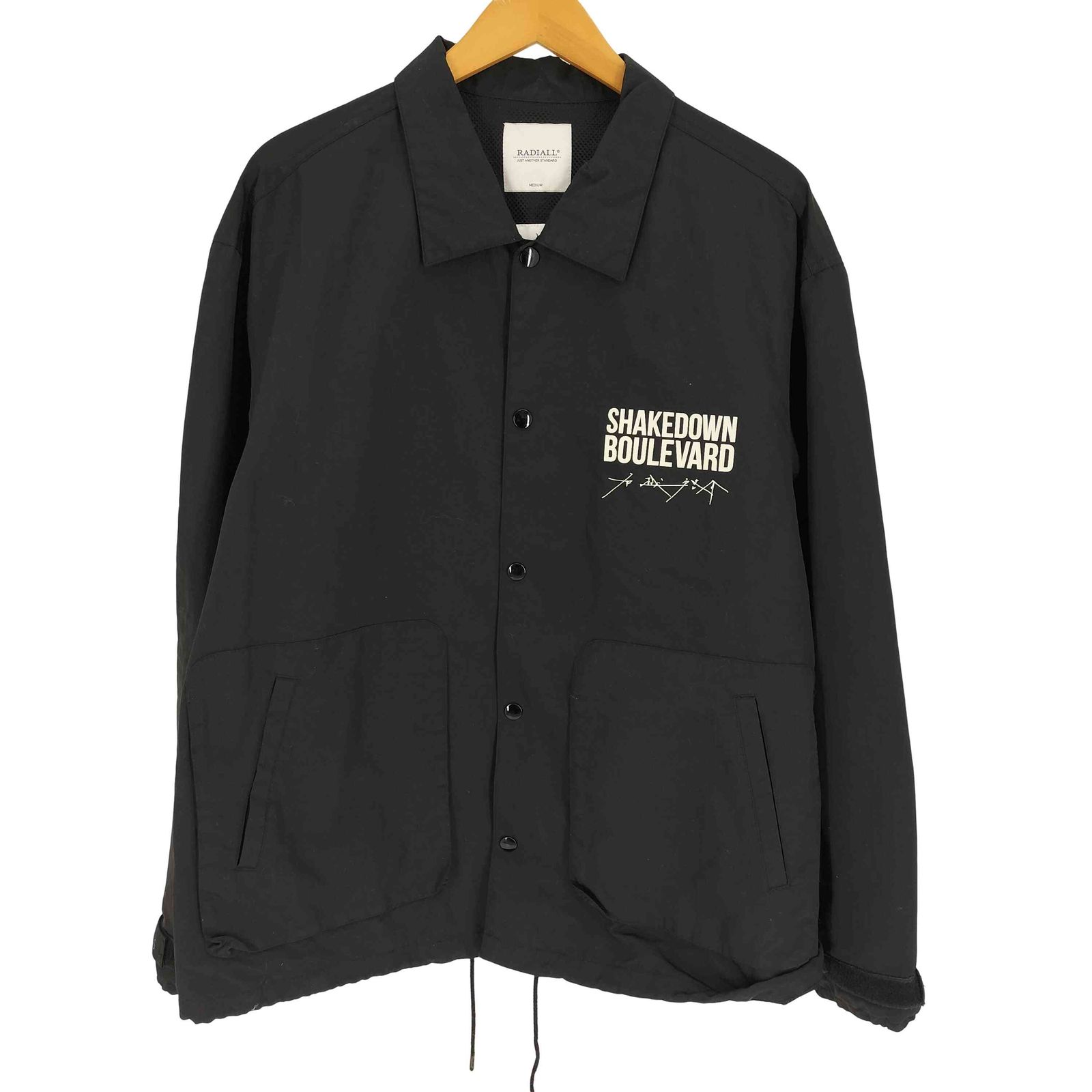 ラディアル RADIALL 20SS コラボ BOULEVARD WINDBREAKER JACKET ブールバード ウインドブレーカー ジャケット コーチ ジャケット メンズ JPN：M 