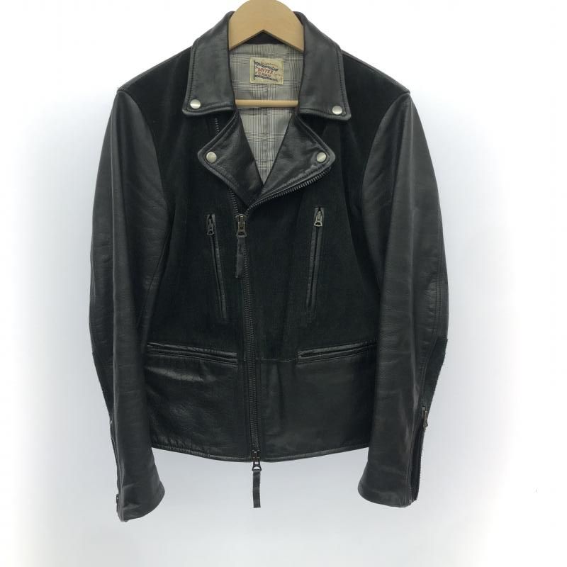 DUFFER & NEPHEWS ダブルライダースジャケット DUFFER & NEPHEWS ダブルライダースジャケット - メルカリ