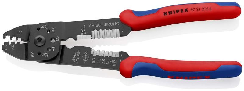 クニペックス KNIPEX 9721-215B クリンピングプライヤー (SB クニペックス KNIPEX 9721-215B クリンピングプライヤー (SB