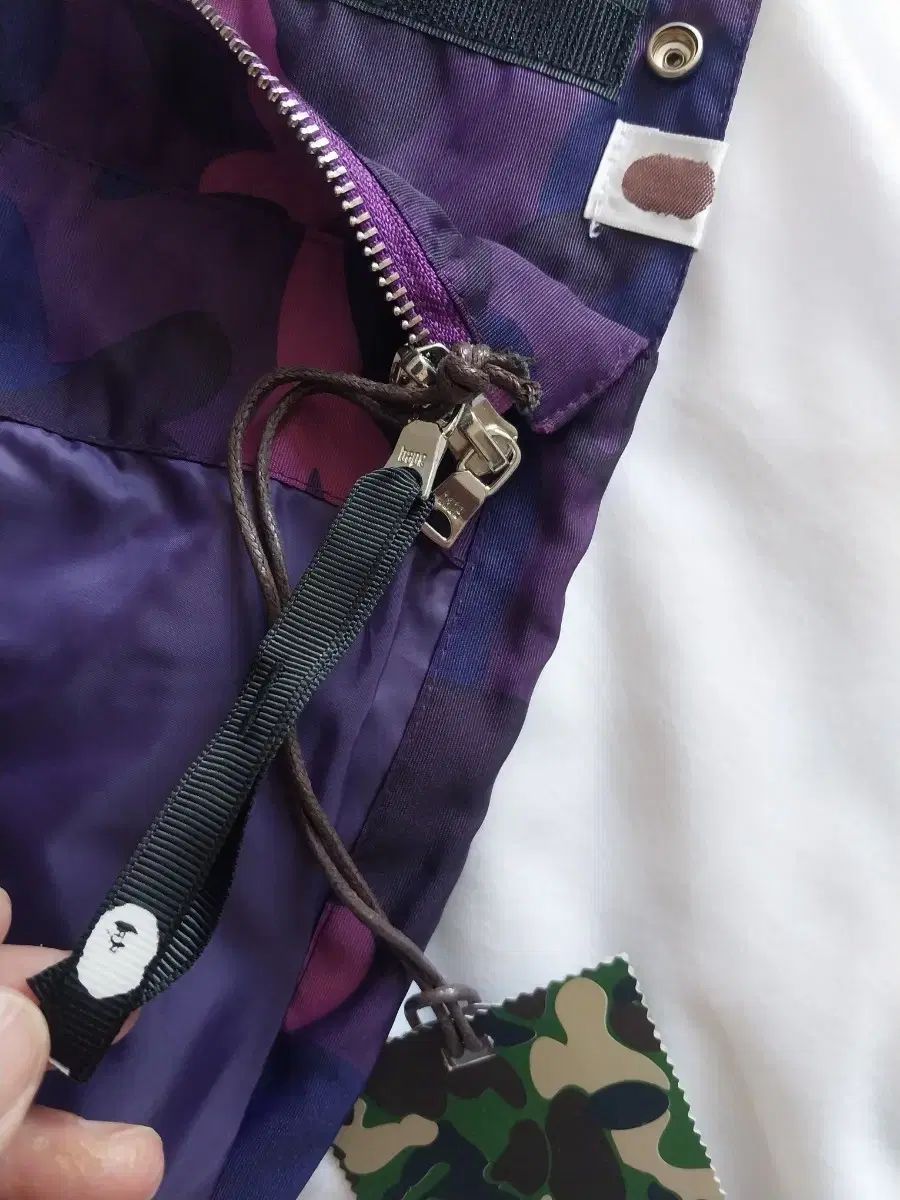 A BATHING APE(アベイシングエイプ) 紫 カモフラ シャーク