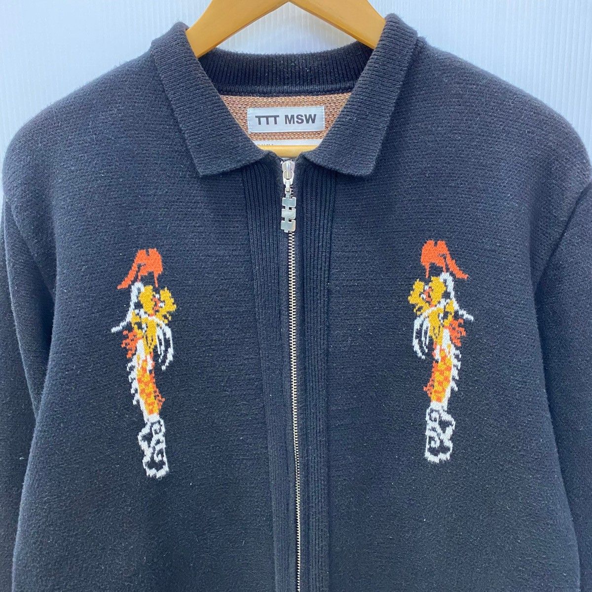 TTTMSW × DAIRIKU ska zip up knit polo DAIRIKU × TTT MSW Ska Zip up Knit Polo