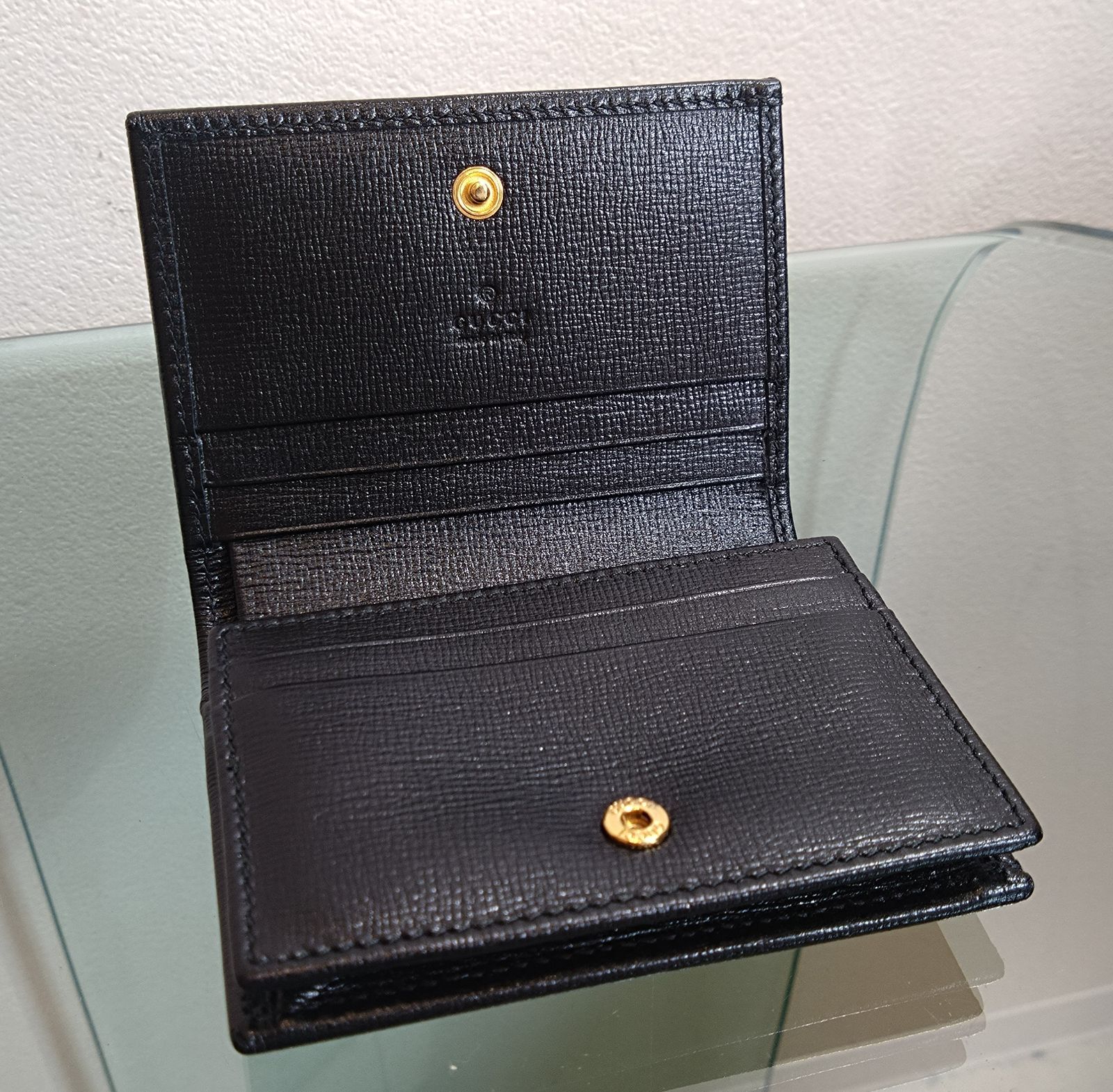 936 GUCCI グッチ インターロッキング コンパクトウォレット 二つ折り