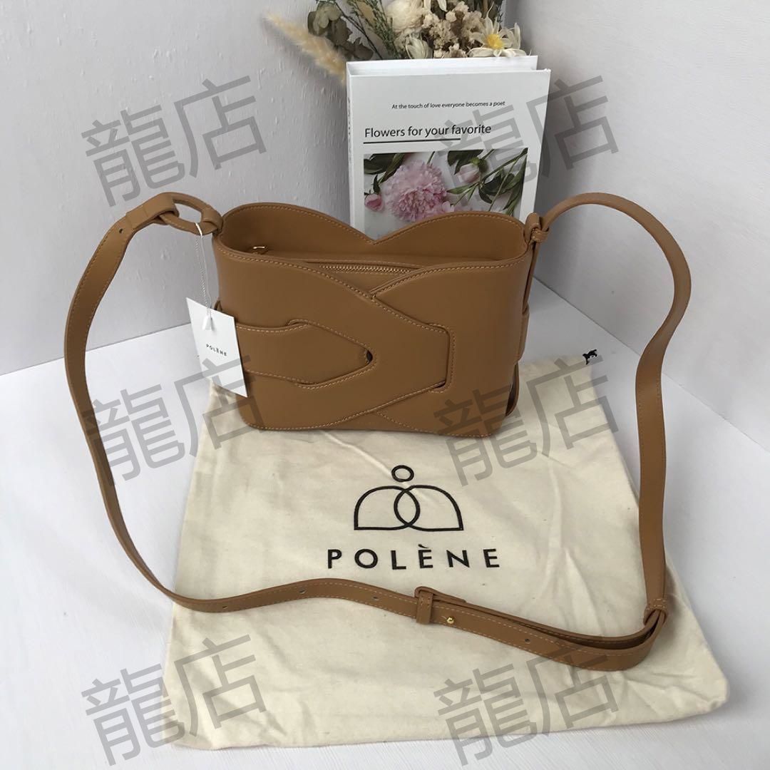 未使用人気美品 POLENE レディース ショルダーバッグNODDE ブラウン