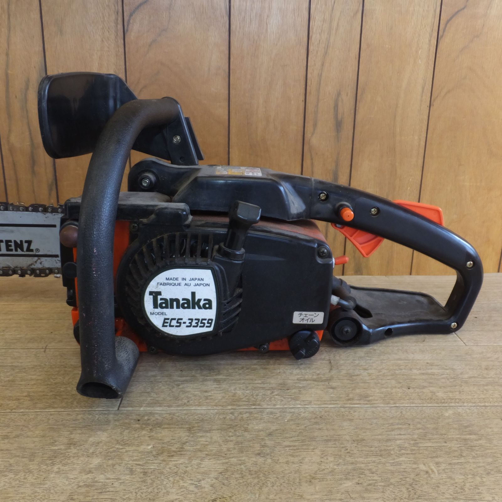 Tanaka エンジンチェーンソー ECS-3359 動作確認済み - 工具、DIY用品
