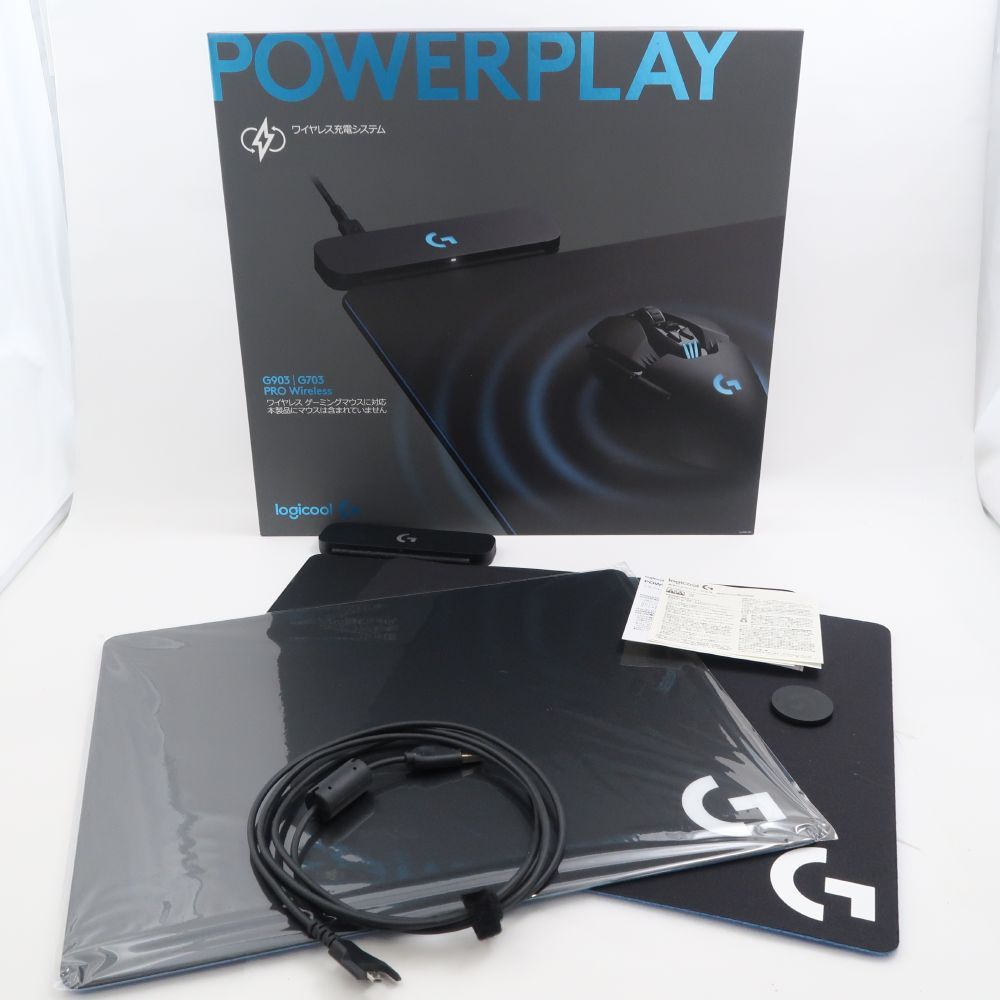 logicool G ロジクール G POWERPLAY G-PMP-001 ゲーミングマウスパッド FPS eスポーツ PC周辺機器 充電 HY1343