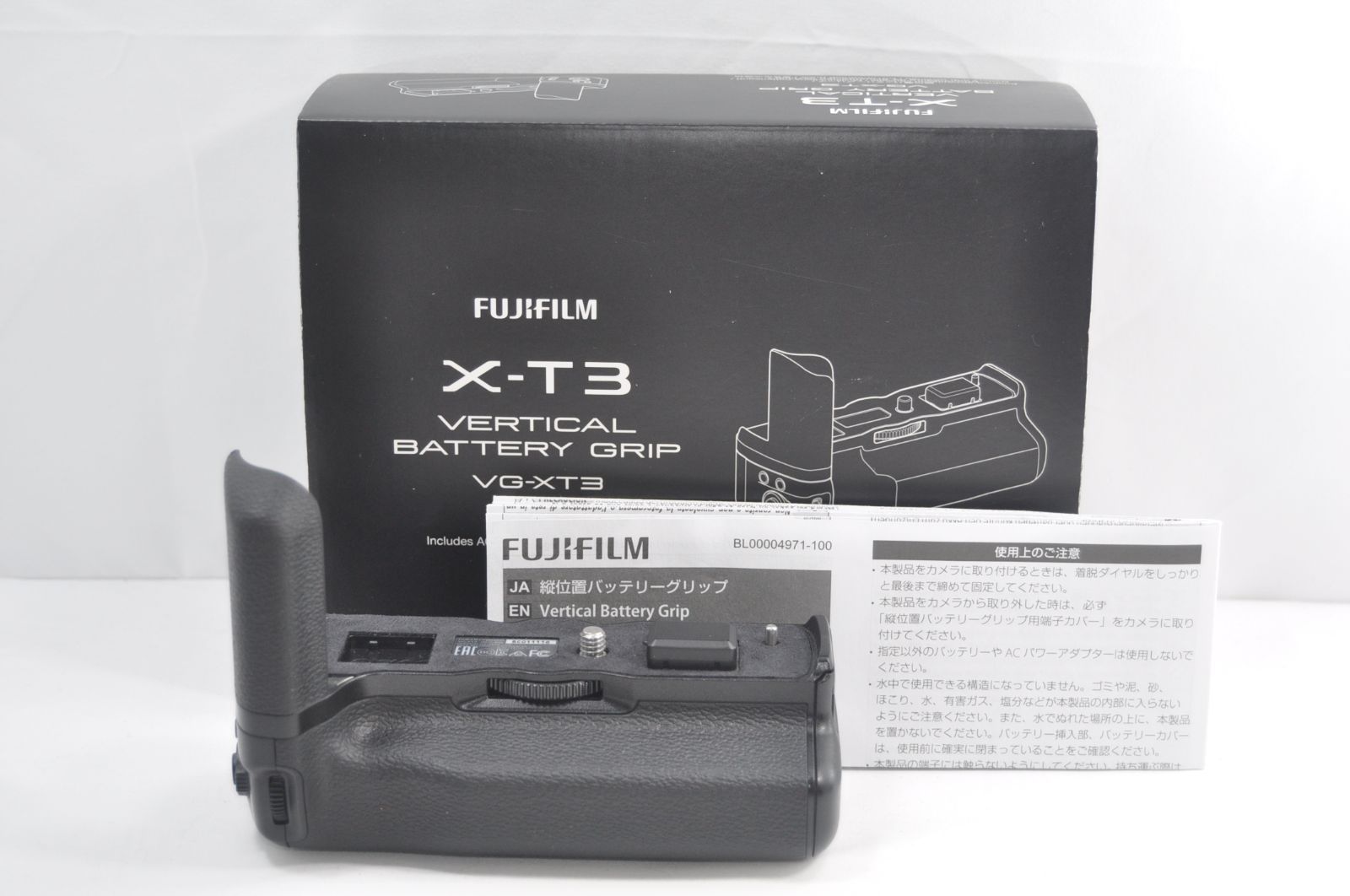 FUJIFILM X-T3 縦位置バッテリーグリップ VG-XT3 FUJIFILM X-T3 縦位置