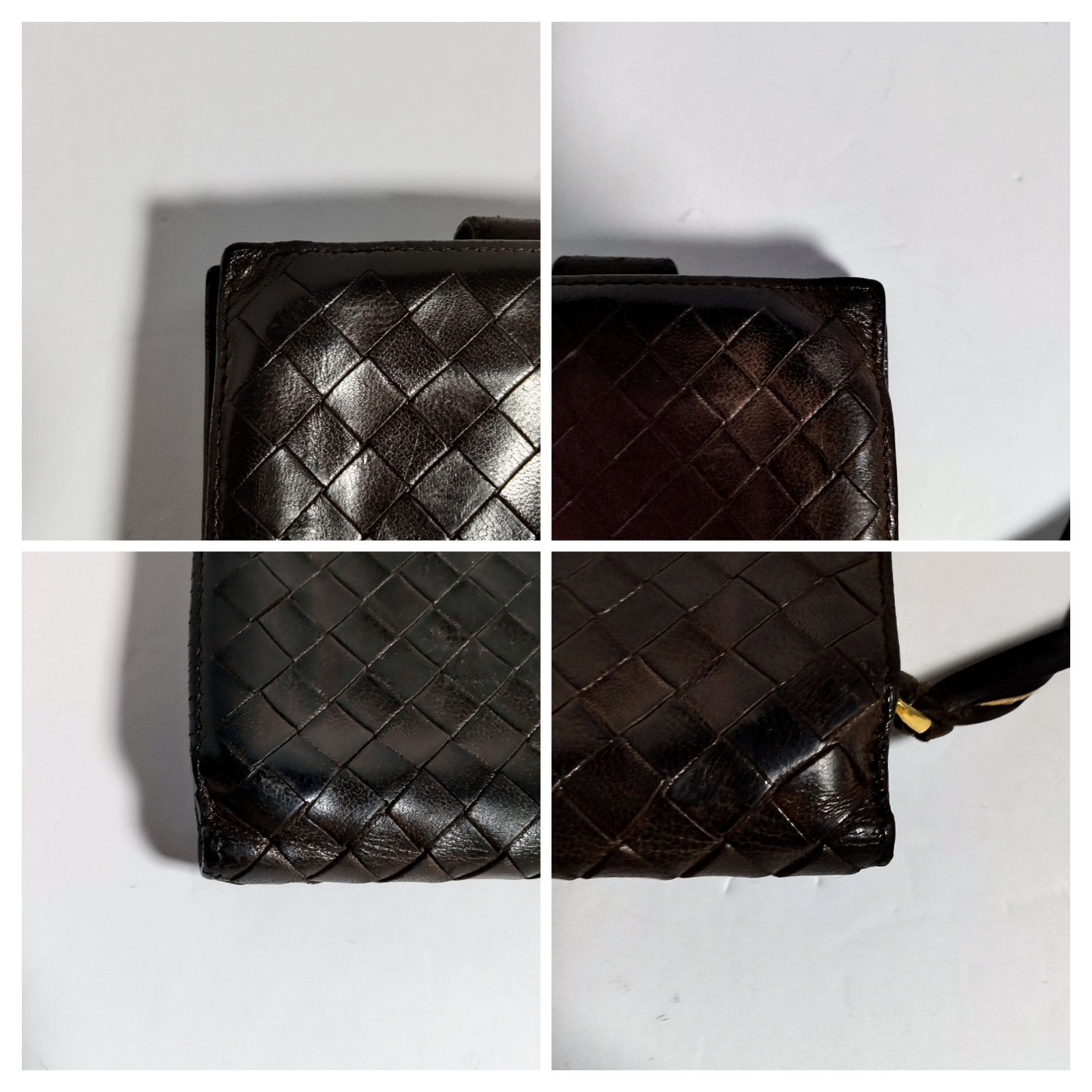 USED中古品】 ボッテガヴェネタ 財布 BOTTEGA VENETA 2つ折り財布 