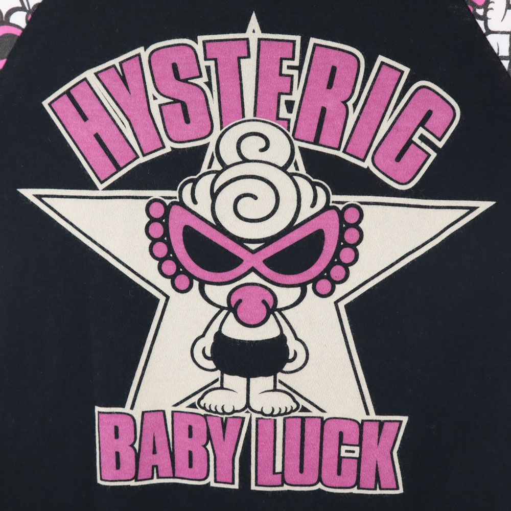 ヒステリックミニ 長袖 Tシャツ 140 ブラック HYSTERIC MINI ロンT