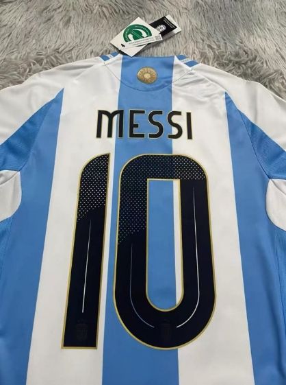 2022 サッカーアルゼンチン代表 10番 メッシ 半袖 ユニフォーム