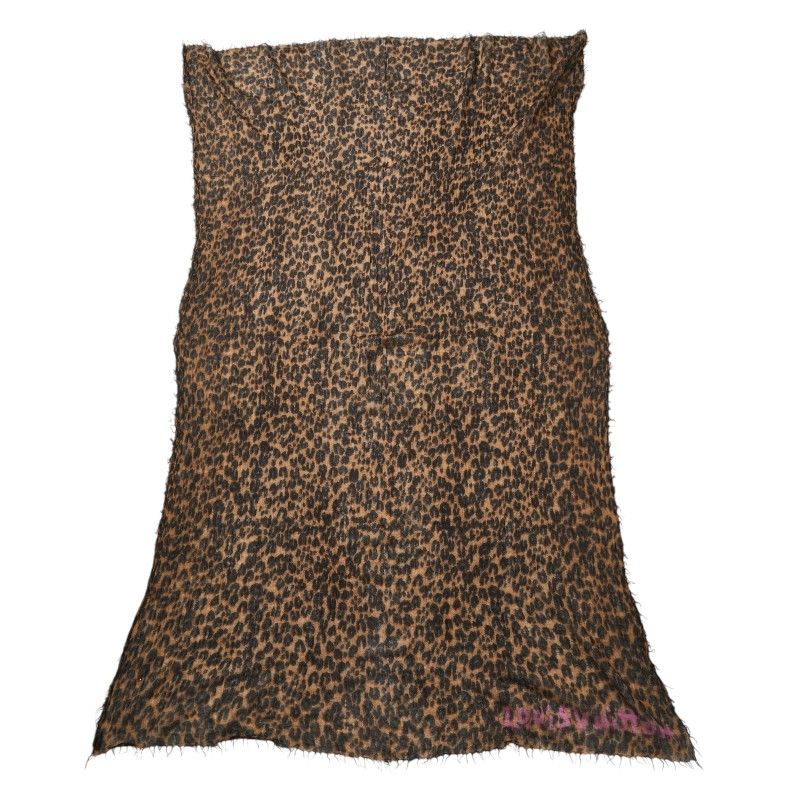 美品✨ルイヴィトン シルク 100% レオパード トップス 38 M ブラウン 美品✨ルイヴィトン シルク 100% レオパード トップス 38 M ブラウン