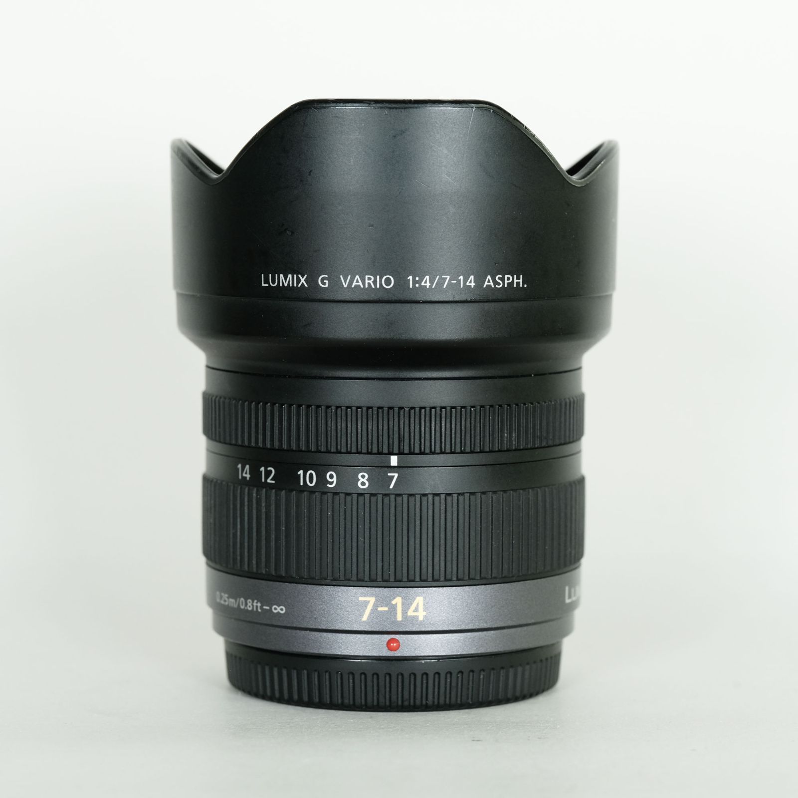 良品] Panasonic LUMIX G VARIO 7-14mm / F4.0 ASPH. / マイクロフォー 