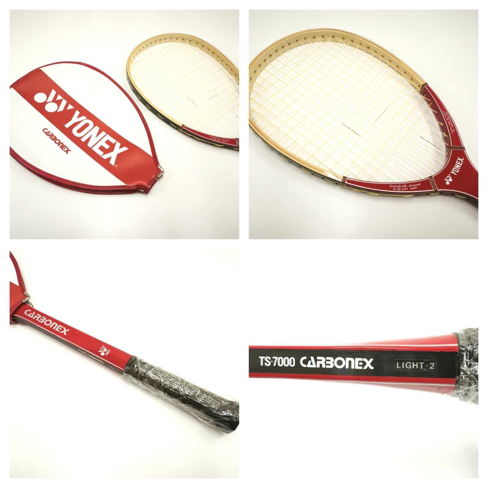 希少YONEX CARBONEX 2 LIGHT-4 木製テニスラケット YONEX カーボ