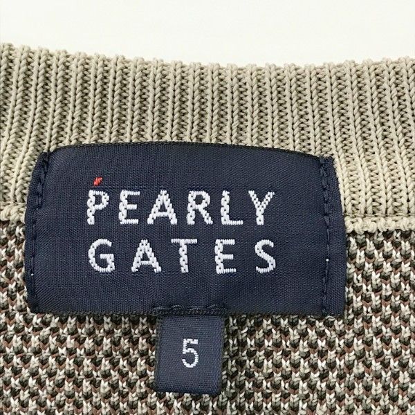 PEARLY GATES パーリーゲイツ 2022年モデル 長袖 ニットセーター
