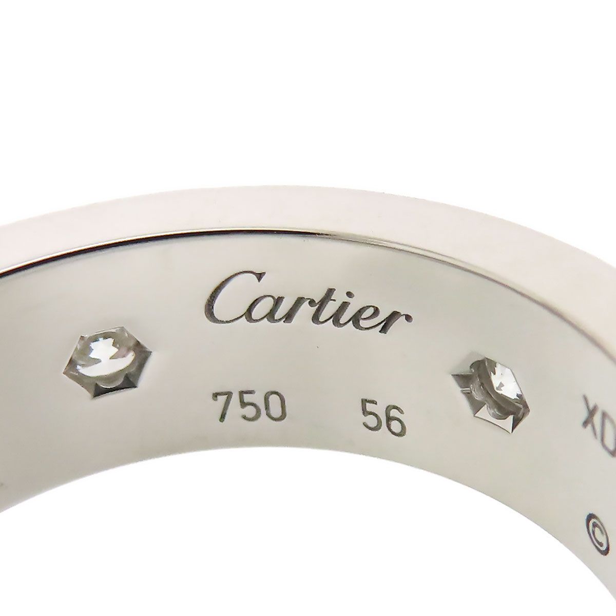 カルティエ ラブ リング ダイヤモンド #56 N4210456 750 (K18WG) レディース CARTIER【中古】 【ジュエリー】 -  メルカリ