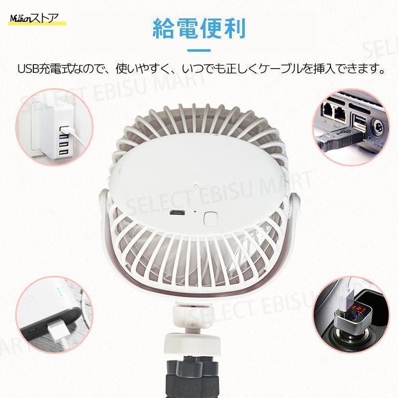  犬 ミニ ハンディファン 暑さ対策 猫 usb クリップ 携帯 カートやキャリーに クリップファン ポータブル ひんやり クール 熱中症対策 冷暖房 季節用品 犬用品