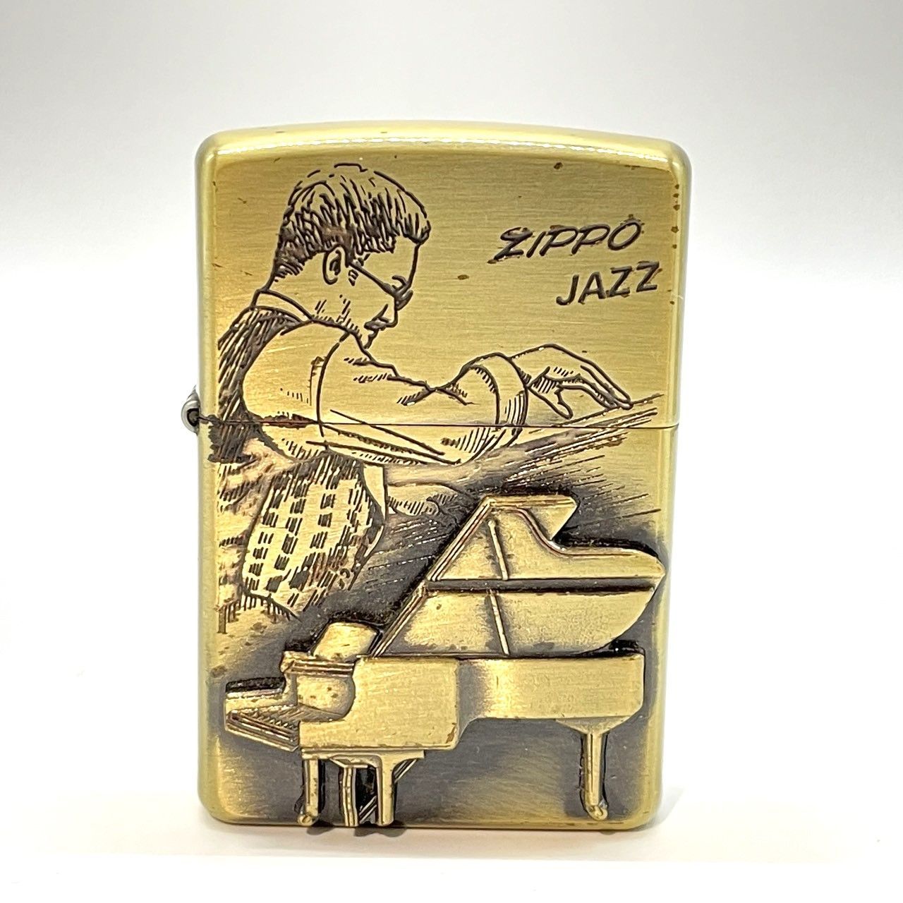 ZIPPO ジッポ JAZZ ピアノ トランペット コントラバス サックス 4点 