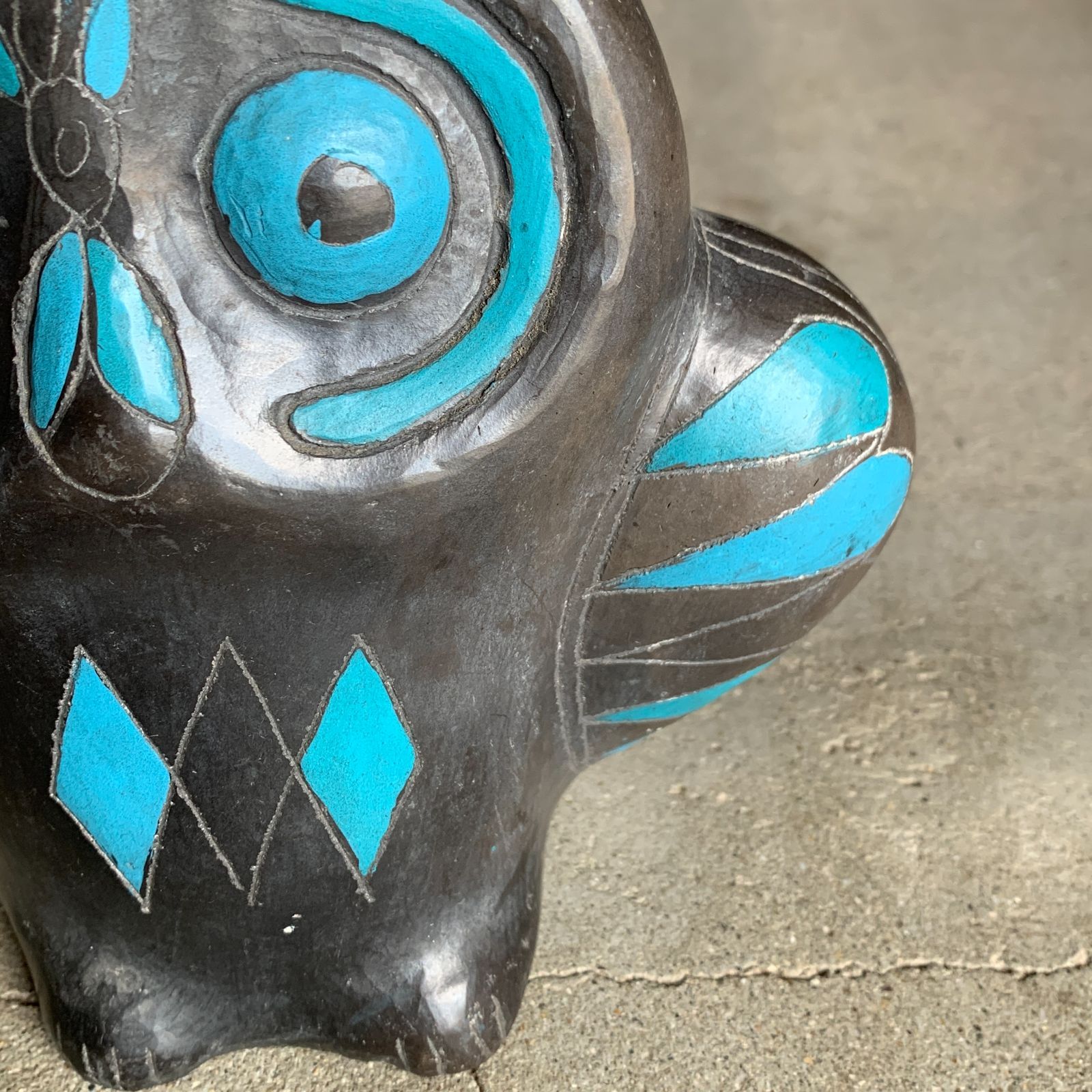 メキシコ ヴィンテージ フクロウ オアハカ 置物 オブジェ フォークアート HM-0139 WWW_IBETON_RU