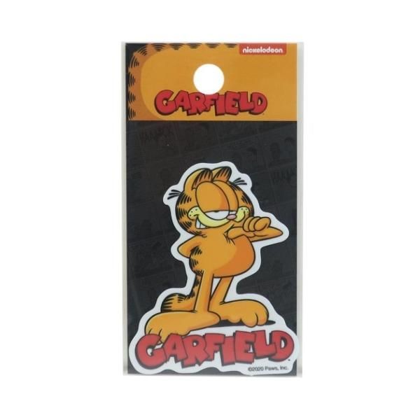 ガーフィールド グッズ ステッカー EXPRESSION GARFIELD キャラクター ダイカット ミニ ステッカー グッド プレゼント
