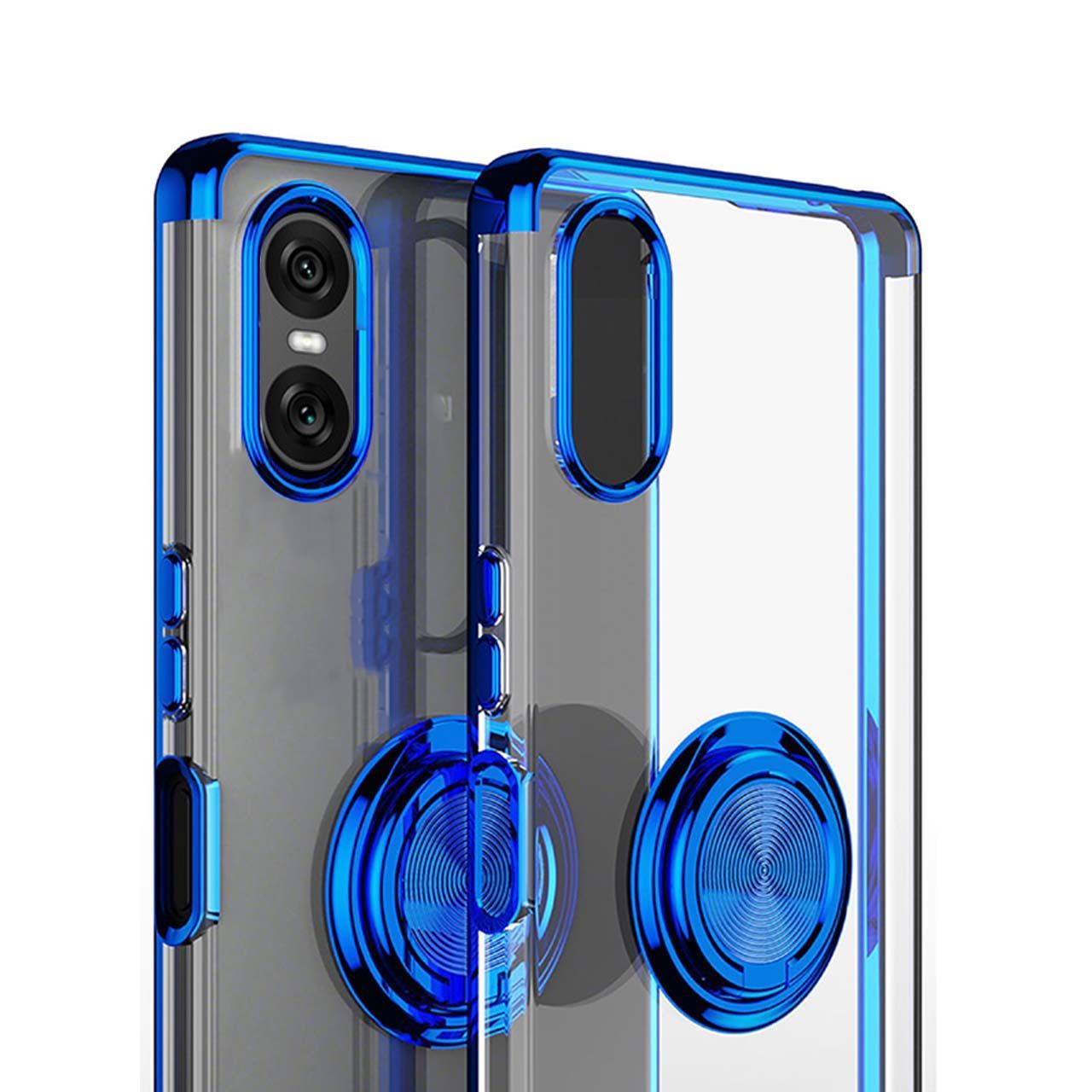 Xperia 10 VI ケース SO-52E スマホリング 付き 耐衝撃 薄型 ソフト 
