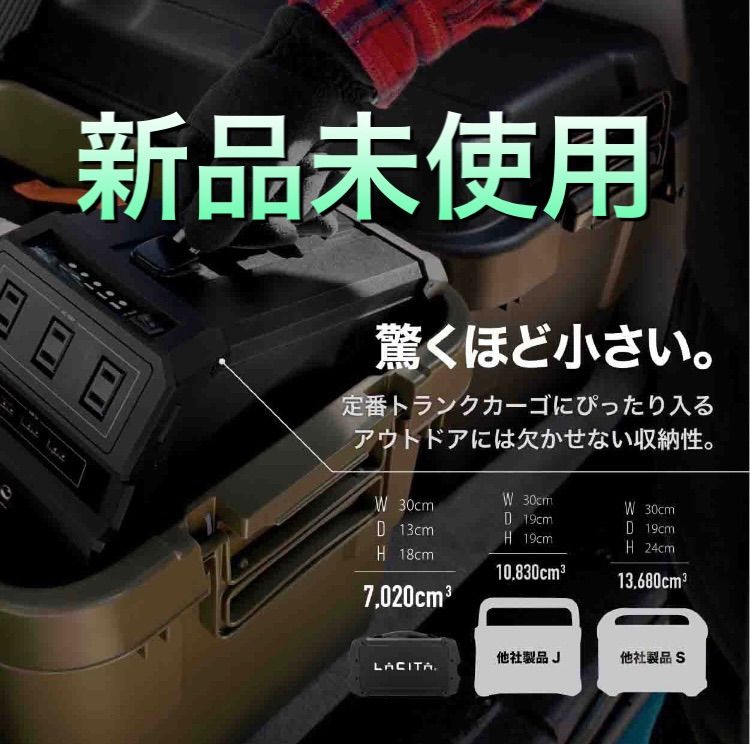 新品未開封]LACITA ポータブル電源 バッテリー エナーボックス 大容量 