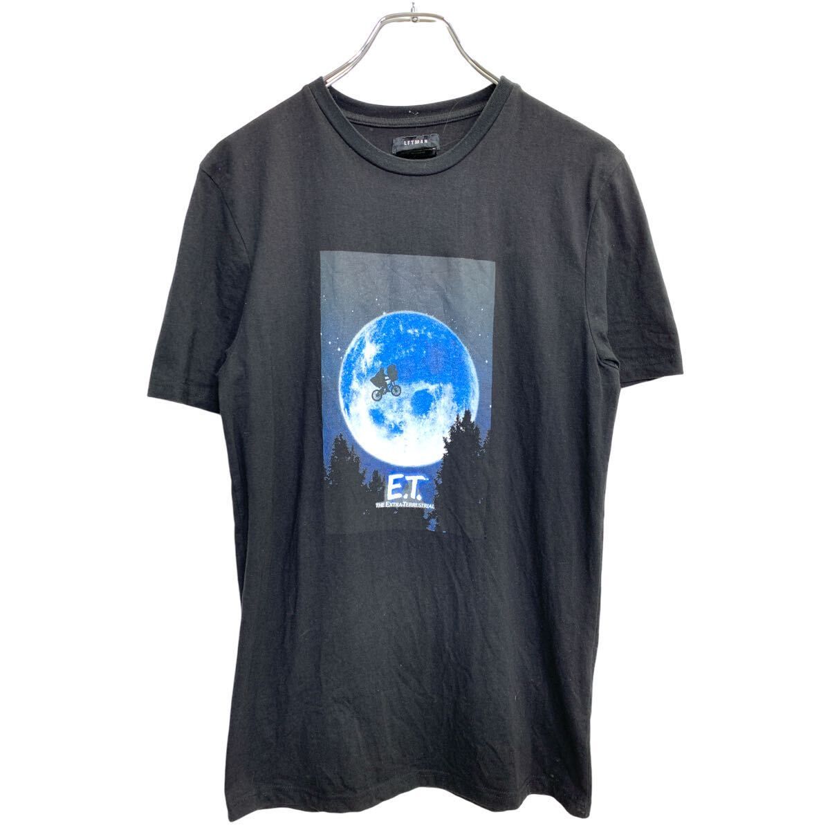 LFTMAN 半袖 プリント Tシャツ Sサイズ E.T. ブラック 古着卸 アメリカ仕入 t2409-3184