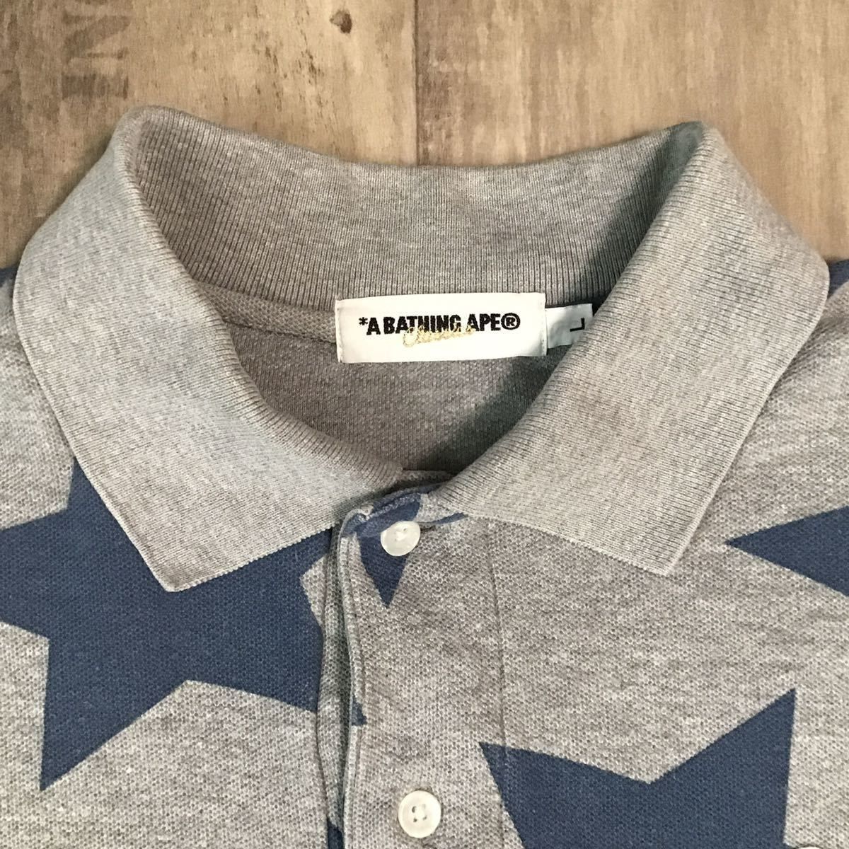 A BATHING APE×スターポロシャツ A BATHING APE アベイシングエイプ Star スター ポロシャツ