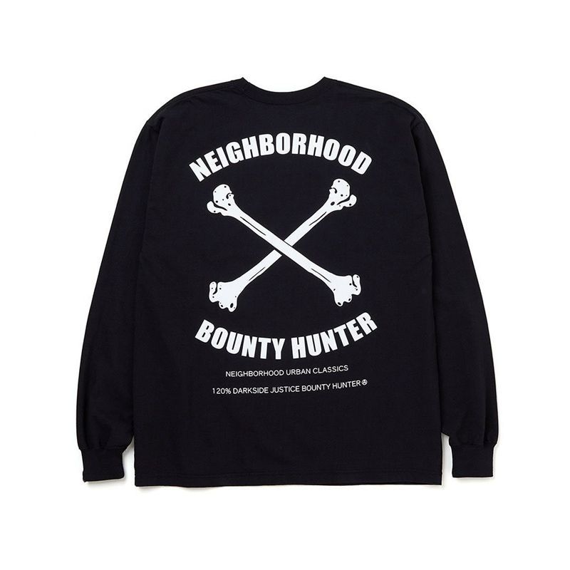 NEIGHBORHOOD BOUNTY HUNTER . TEE LS .CO 222PCBHN-LT01S