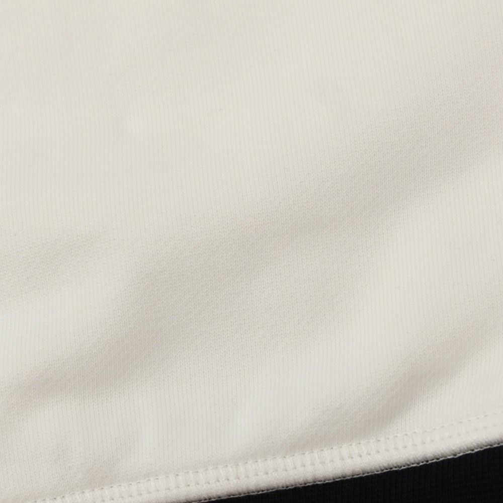 【中古】クロット CLOT 2023年春夏 × Fragment Design コットン プルオーバー パーカー  ホワイトxブラック【サイズM】【メンズ】