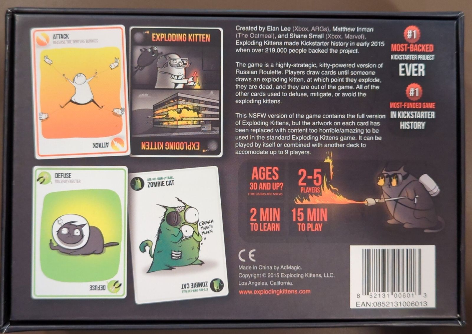 EXPLODING KITTENS Exploding Kittens NSFW DECK - メルカリ