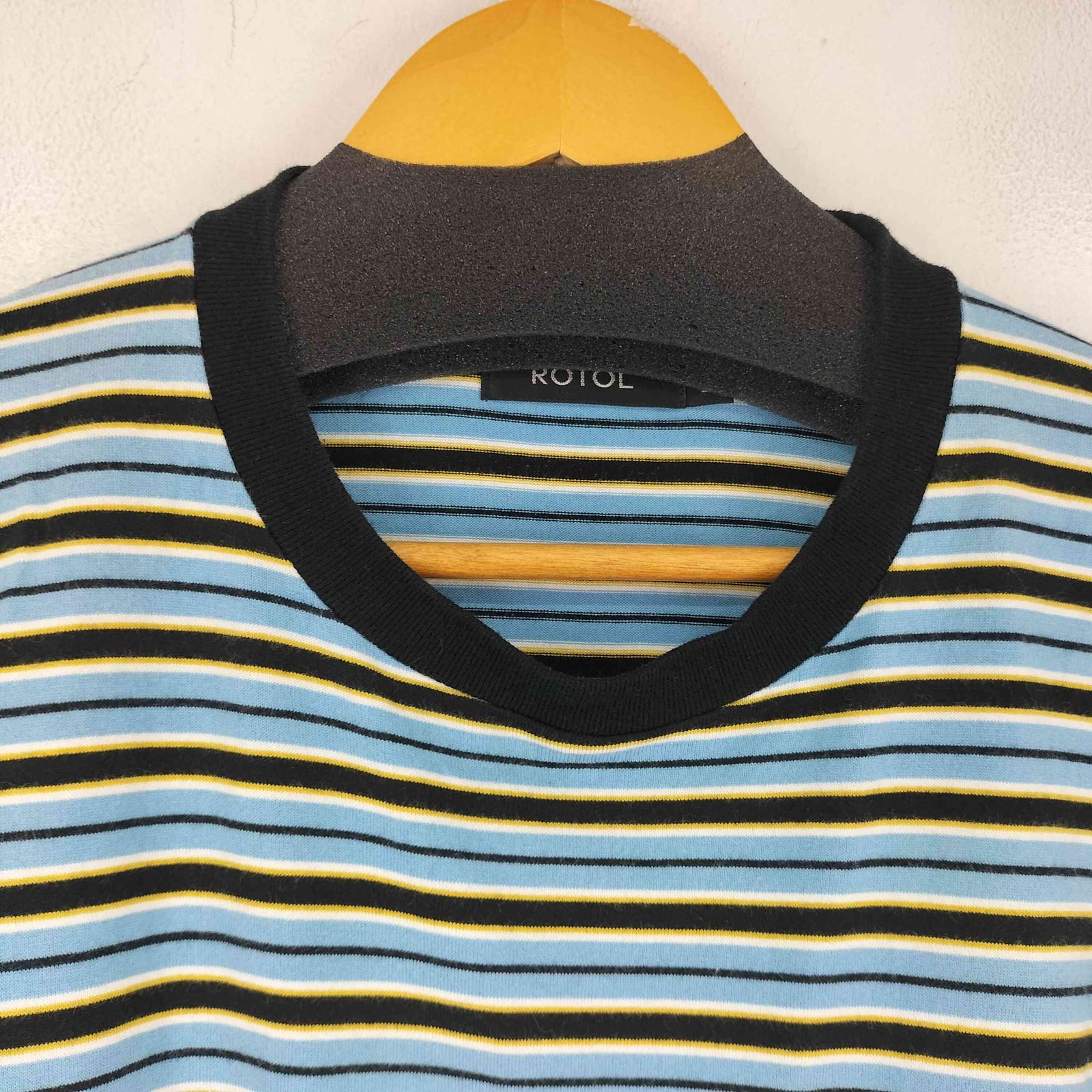 ロトル ROTOL TWIST TEE – BORDER メンズ JPN：2