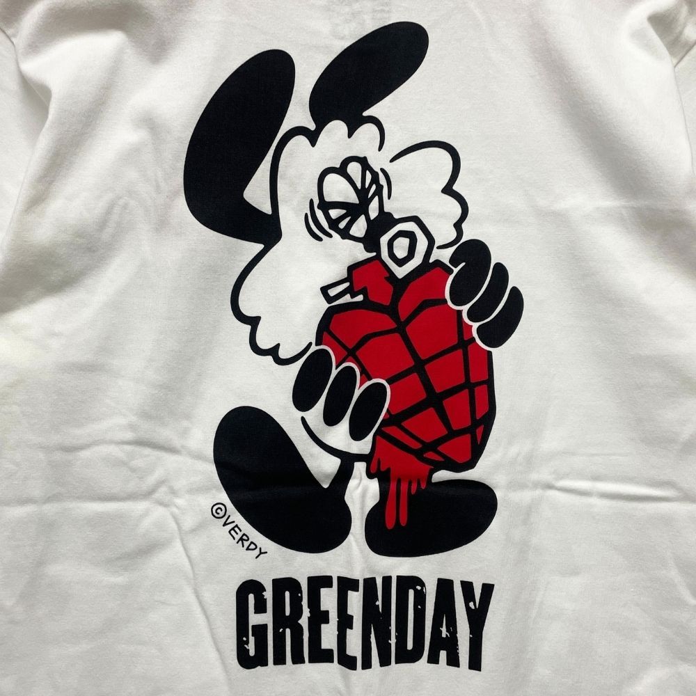 GREEN DAY verdy コラボTシャツ GREEN DAY】 𝗚𝗥𝗘𝗘𝗡 𝗗𝗔𝗬 𝘅 𝗩𝗘𝗥𝗗𝗬 コラボ・アイテム